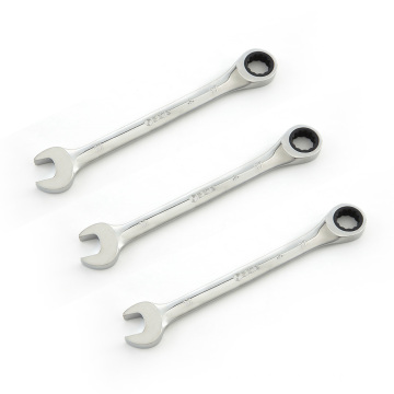 Full Polish Combination Ratcheting Wrench 6MM For Automobile Repairs